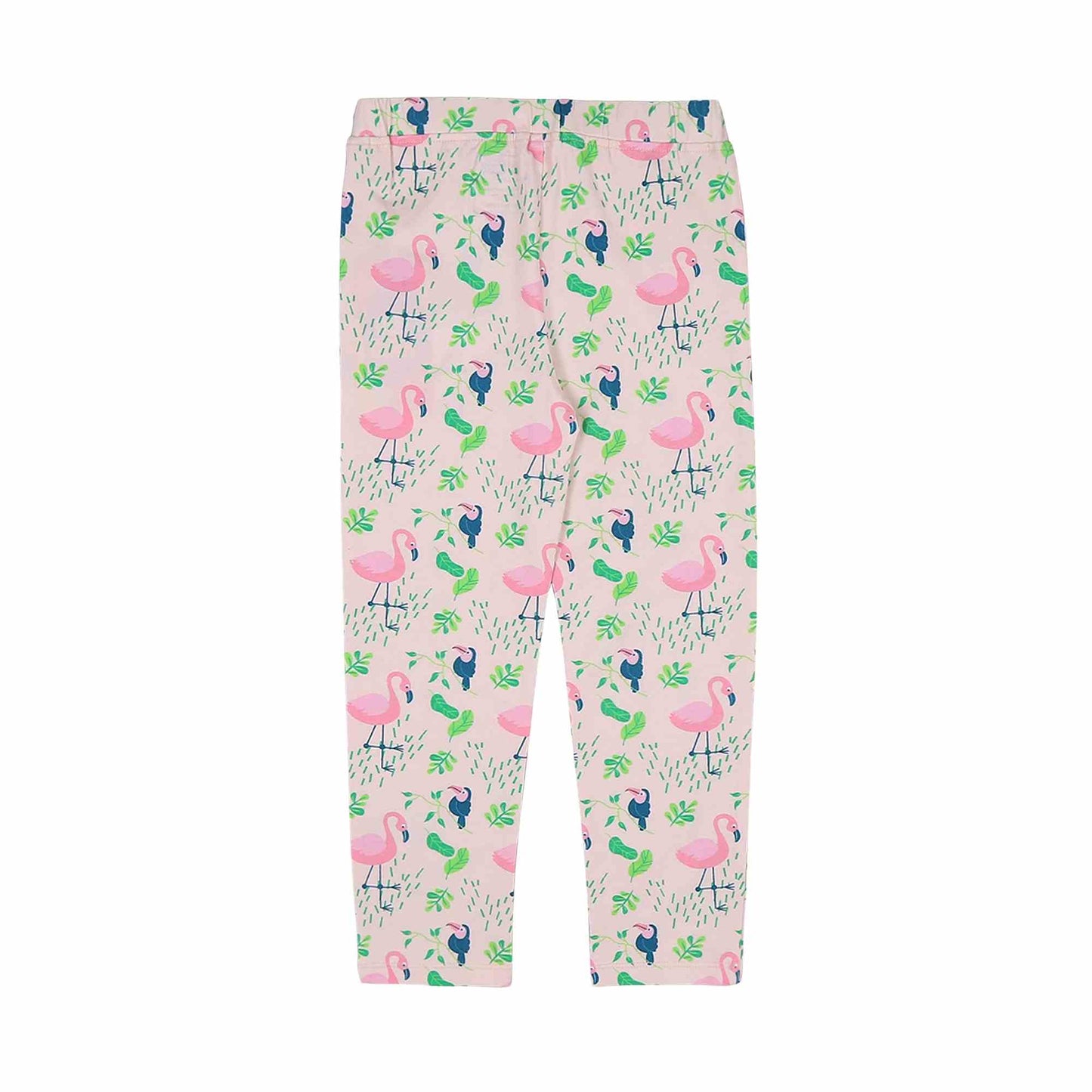 Girl Leggings - Flamingo Forest